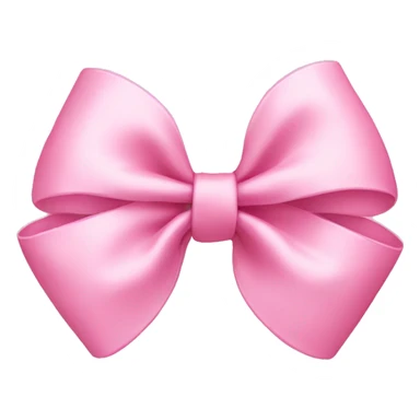 Baby pink bow sticker