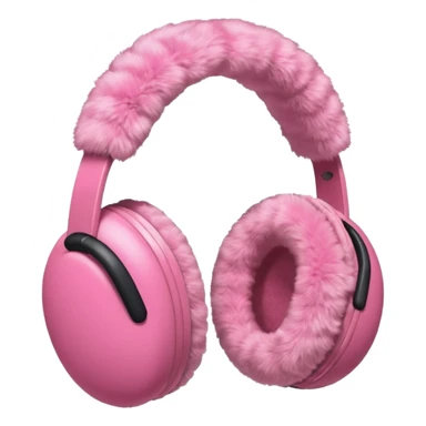 pink earmuffs sticker