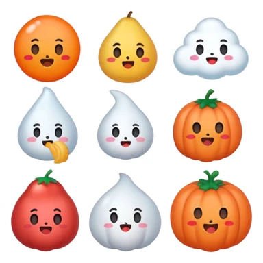 떡볶이, 튀김, 핫도그 sticker