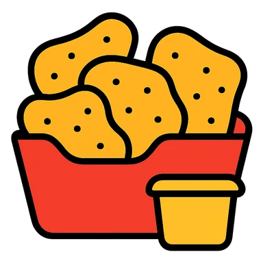 chicken nuggets sticker