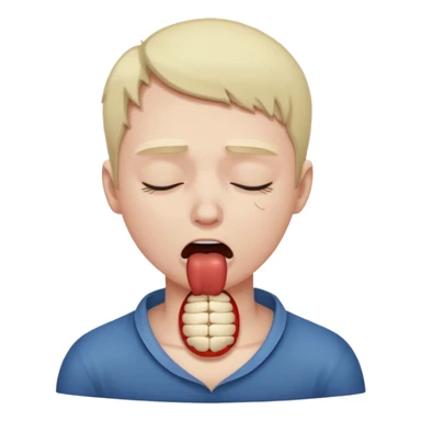 Choking your self sticker