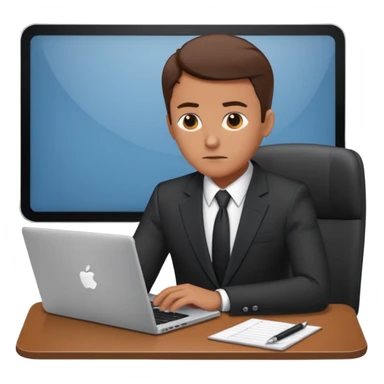 meeting call laptop sticker