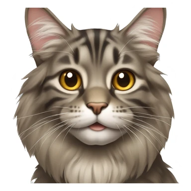 Main coon cat sticker