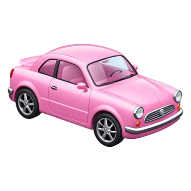 PINK COLOR 2000 YEAR MODEL GIRLS MODEL CAR WITHOUT GIRL CHARCTER sticker
