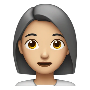 woman feeling pain sticker