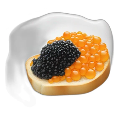 Caviar on the white bred sticker