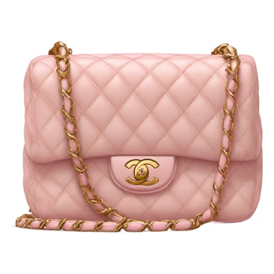 Light pink Chanel bag sticker