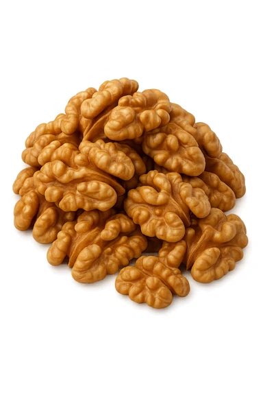 montagna di noci sbucciate, iperrealistici 4k sticker