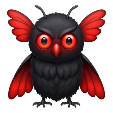 Creat an emoji of the mothman sticker