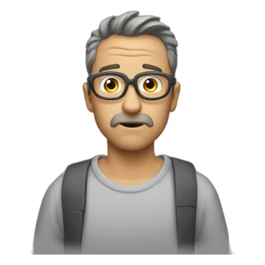 Crazy gary busy sticker