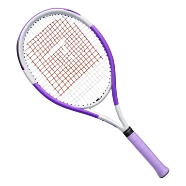 Wilson Soleste 105 Tennis Racquet, white/light purple sticker