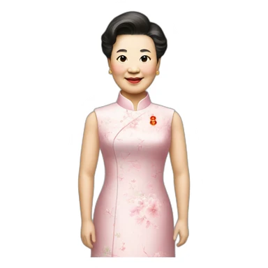 Xi jinping wearing a dress sticker