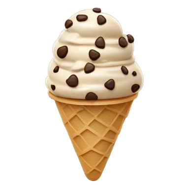 Chocolate chip ice cream  sticker