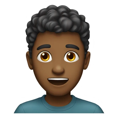 A boy mewing sticker