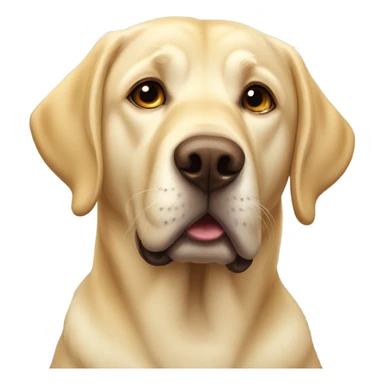Make a female yellow lab sticker