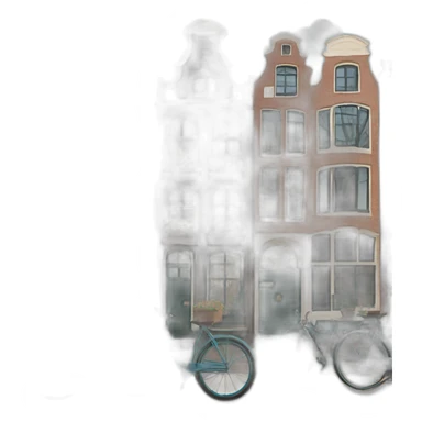 Amsterdam postcard sticker