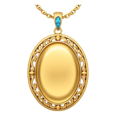 oval  necklace  sticker