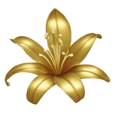 gilded lily sticker
