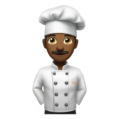 Chef in a kitchen  sticker