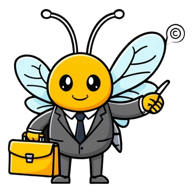 realtor bee  sticker