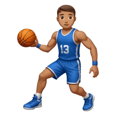 God playing basketball  sticker
