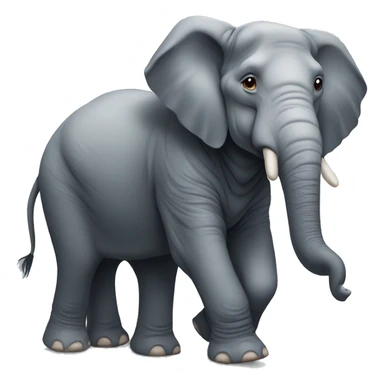 benign and strong elephant sticker