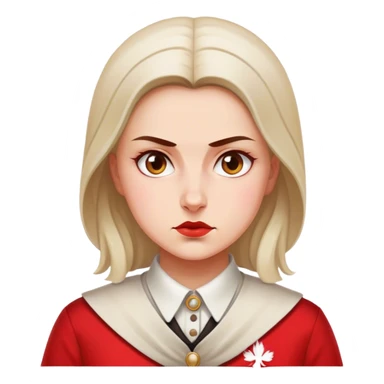 polish patriot woman nationalist sticker