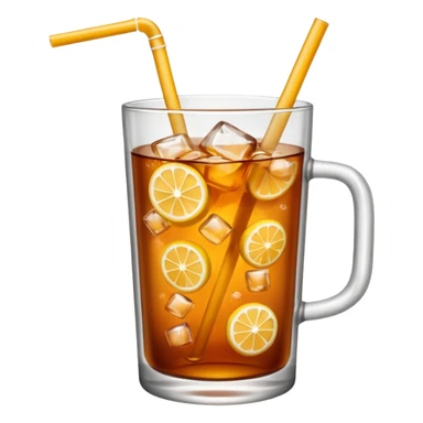 Iced tea wothout lemon sticker
