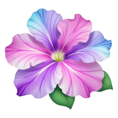 Pastel Nebulae Petunia sticker
