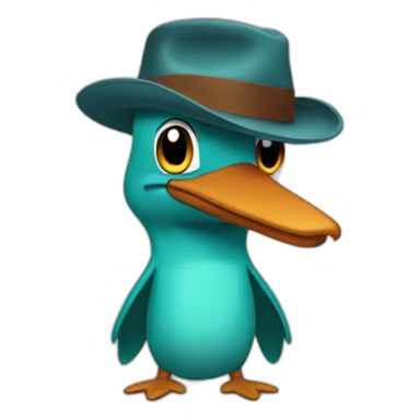perry the platypus sticker