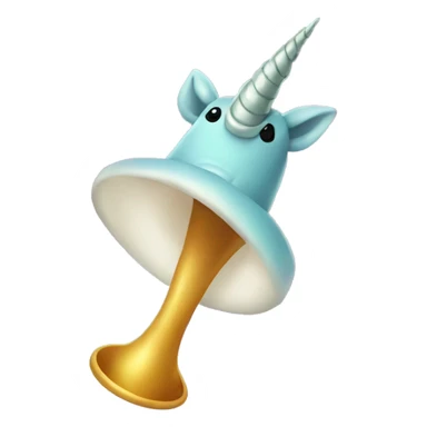 A horn from a unicorn sticker