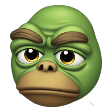 Sad pepe gay sticker