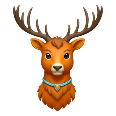 crea una mascota de equipo que sea un venado de cuerpo completo y lleve un chaleco con el nombre de telamon que en el chaleco diga telamon, el chaleco de color naranja, que en el lado izquierdo del chaleco diga telamon sticker