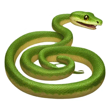 realistic snake sticker
