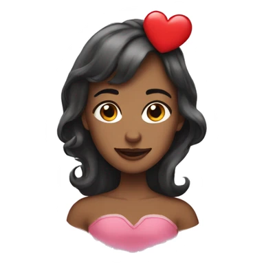 Coquette heart sticker