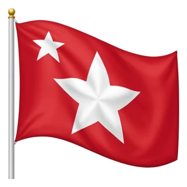 bandeira do pará vermelha e branca  sticker