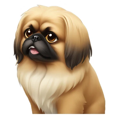 pekingese  sticker