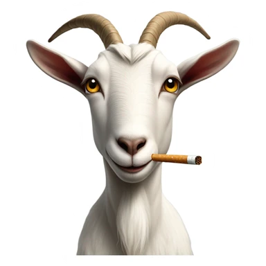 Goat smoke cigarettes  sticker