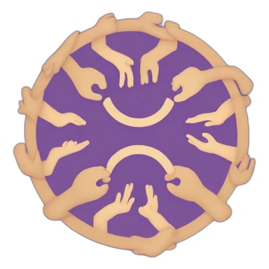 Friendship Circle Emblem sticker
