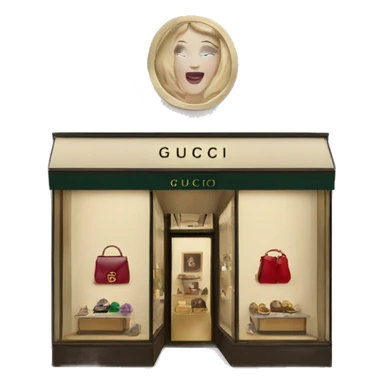 Gucci boutique sticker