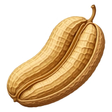 a Peanut with detail (no face) sticker