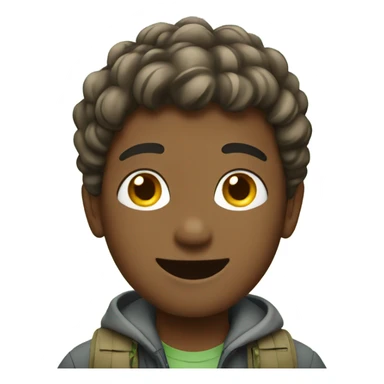 boys enjoying outdoor day sticker