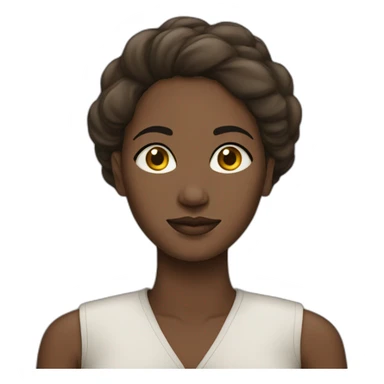 sudaneas woman. sticker