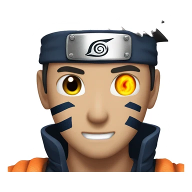 Naruto with rasengan sticker