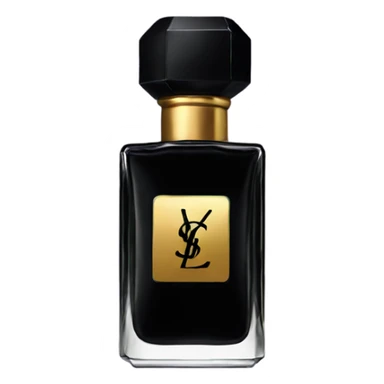 black ysl perfume sticker