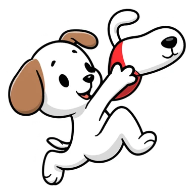 Snoopy dancing sticker