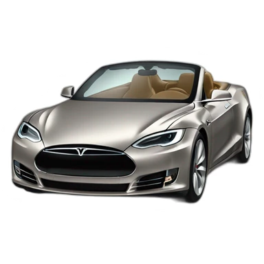 drop top tesla sticker