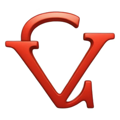 loud red letter "a" sticker