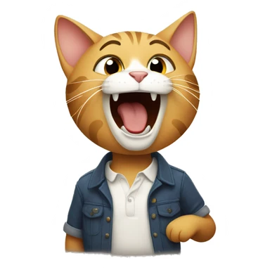 cat singing  sticker