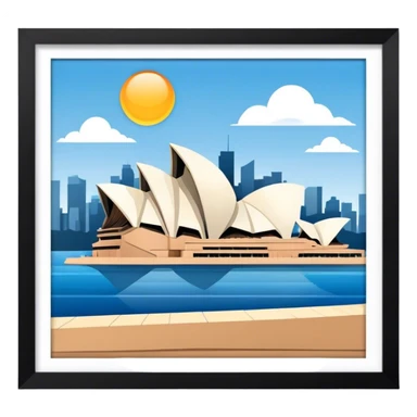 sydney opera house sticker